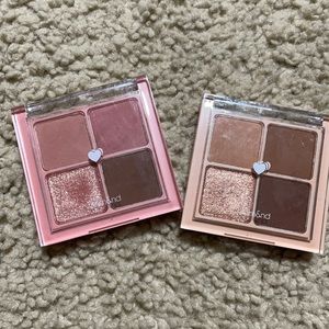 Rom&nd eyeshadow palette 02 03 bundle